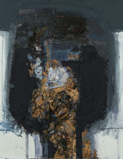 Tom Hutcheson, Self Landscape, Acrylic on Board, 74 x 87cm, 60s