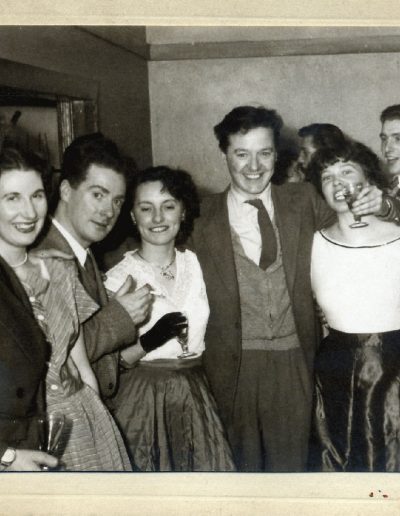Danny and Margaret Ferguson, possibly Margaret and Kit Grant, Molly and Tom, and Ben Queenan