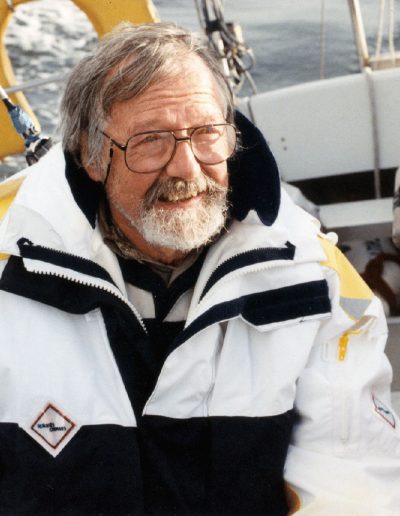 Tom Hutcheson sailing on ‘Oskar’, Clyde coast, late 80s